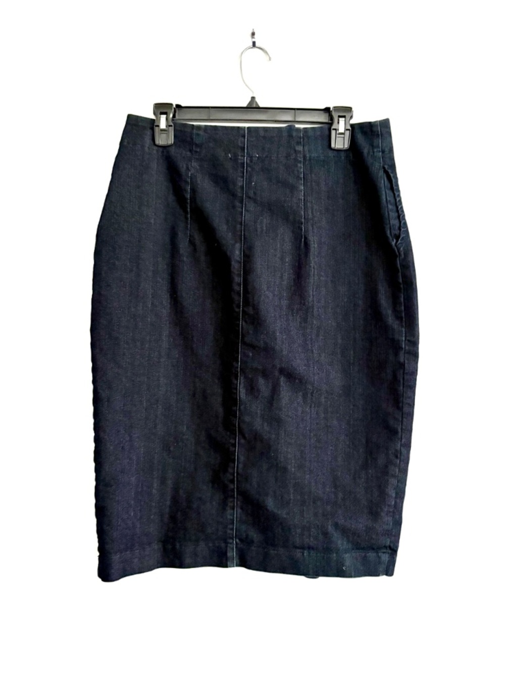 Prairie Underground Denim Zipper Pleat Skirt, Large - Picture 3 of 6